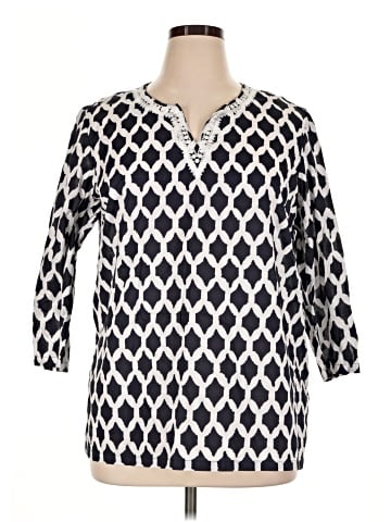 Talbots Outlet 3/4 Sleeve Blouse (view 1)