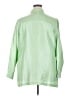 Assorted Brands 100% Silk Solid Green 3/4 Sleeve Silk Top Size 2X - photo 2