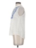 Mine 100% Rayon White Sleeveless Blouse Size S - photo 5