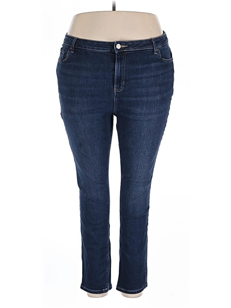 Pre-owned Martha Stewart Jeans In Blue