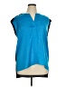 Milano 100% Polyester Blue Sleeveless Blouse Size XL - photo 1