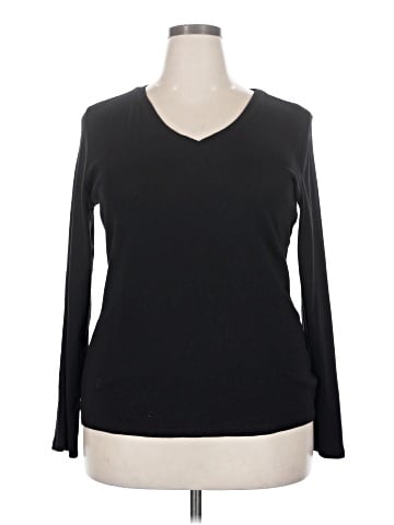Liz Claiborne Long Sleeve T-Shirt (view 1)