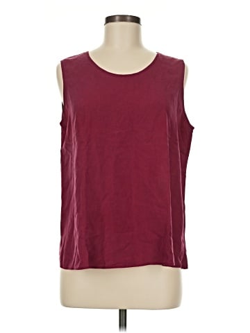 Lord & Taylor Sleeveless Silk Top (view 1)