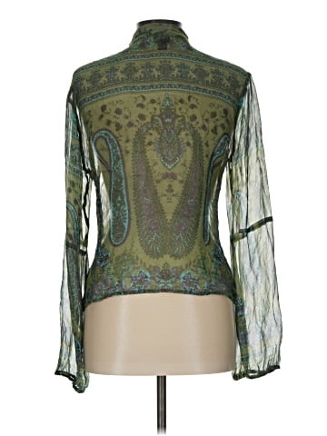 Plenty By Tracy Reese Long Sleeve Silk Top (view 2)