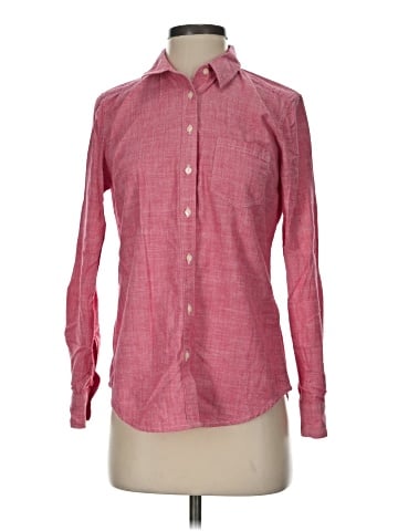 Banana Republic Factory Store Long Sleeve Button-Down Shirt (view 1)