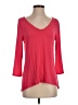 Soho Red 3/4 Sleeve T-Shirt Size S - photo 1