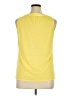 Kenneth Cole REACTION 100% Polyester Yellow Sleeveless Blouse Size XL - photo 2
