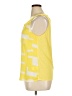 Kenneth Cole REACTION 100% Polyester Yellow Sleeveless Blouse Size XL - photo 5