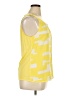 Kenneth Cole REACTION 100% Polyester Yellow Sleeveless Blouse Size XL - photo 4