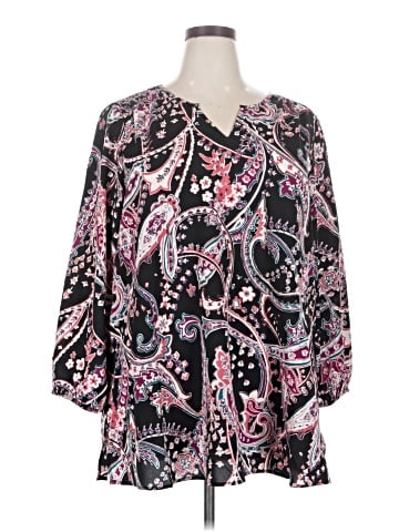 Lane Bryant Outlet 3/4 Sleeve Blouse (view 1)