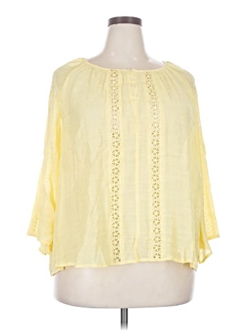 Cato 3/4 Sleeve Blouse (view 1)