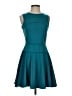 Wyatt Solid Teal Cocktail Dress Size XS - photo 1