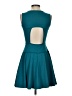 Wyatt Solid Teal Cocktail Dress Size XS - photo 2