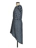 Indulge 100% Polyester Chevron-herringbone Blue Casual Dress Size S - photo 5