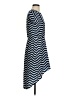 Indulge 100% Polyester Chevron-herringbone Blue Casual Dress Size S - photo 4