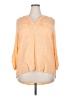 wonderly 100% Rayon Orange 3/4 Sleeve Blouse Size XXL - photo 1