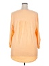 wonderly 100% Rayon Orange 3/4 Sleeve Blouse Size XXL - photo 2
