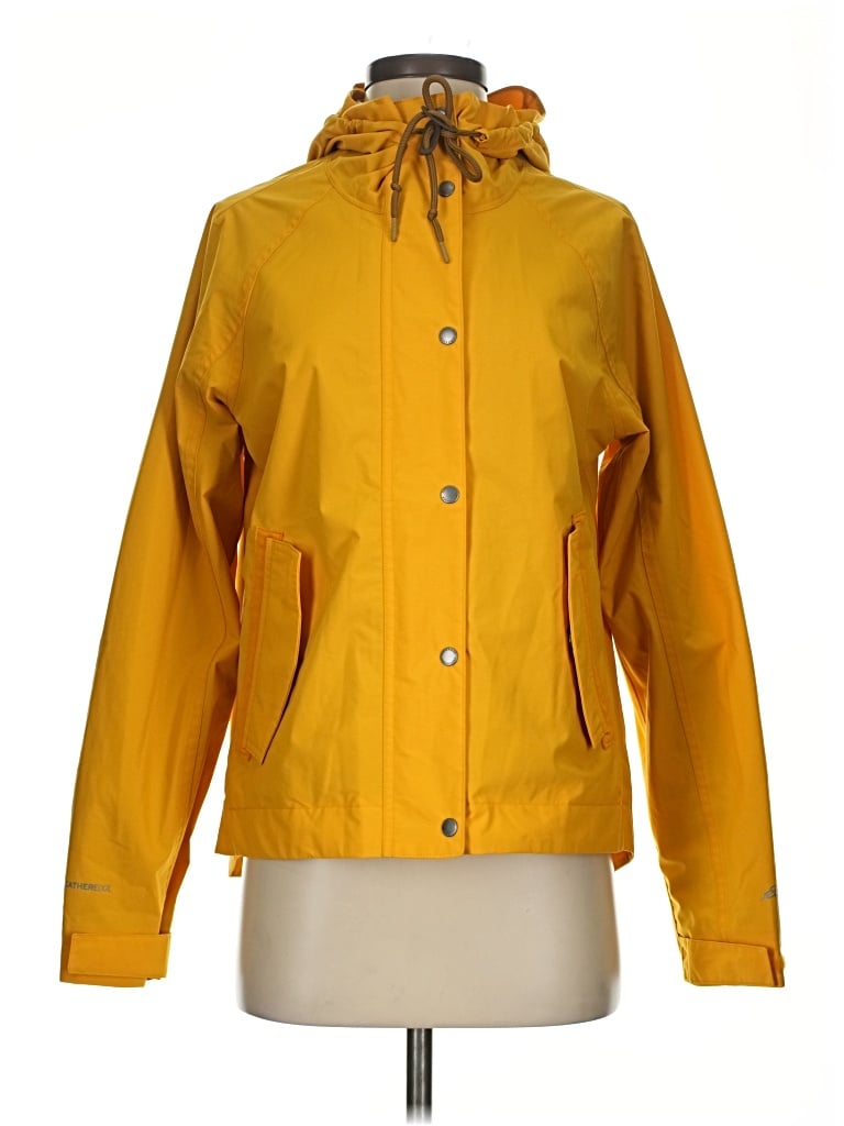 Pre-owned Eddie Bauer Raincoat In Yellow