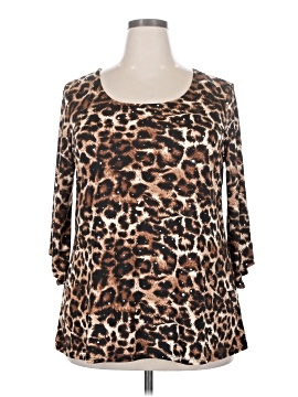Brittany Black 3/4 Sleeve Top