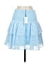 Milly 100% Polyester Blue Casual Skirt Size 4 - photo 2