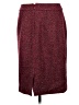 Coldwater Creek Tweed Burgundy Formal Skirt Size 8 - photo 2