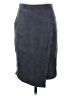 Kensie Solid Gray Casual Skirt Size S - photo 1