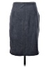 Kensie Solid Gray Casual Skirt Size S - photo 2