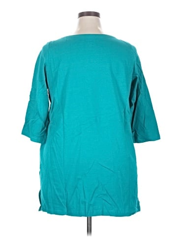 Roaman's 3/4 Sleeve T-Shirt (view 2)