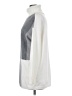 Papillon Color Block Gray Turtleneck Sweater Size M - photo 5