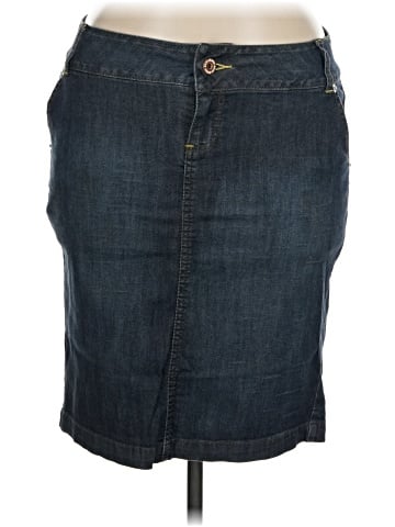 DKNY Jeans Denim Skirt (view 1)