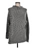 Nic + Zoe Houndstooth Silver Black Turtleneck Sweater Size L - photo 1