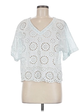 Calligraphie Short Sleeve Blouse