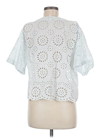 Calligraphie Short Sleeve Blouse (view 2)