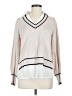 Belldini Ivory Long Sleeve Blouse Size M - photo 1