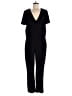 J.Crew Collection 100% Polyester Solid Black Jumpsuit Size 8 - photo 1