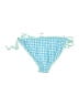 No Boundaries Checkered-gingham Blue Swimsuit Bottoms Size XL - photo 2