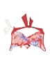 Red Carter Paisley Red Swimsuit Top Size 12 - photo 1