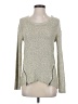 Quinn Metallic Silver Pullover Sweater Size S - photo 1