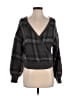 Vintage Havana Plaid Gray Pullover Sweater Size S - photo 1