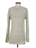 Quinn Metallic Silver Pullover Sweater Size S - photo 2