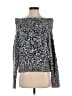 Marciano 100% Acrylic Tweed Silver Pullover Sweater Size S - photo 1