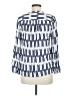 Pendleton Blue 3/4 Sleeve Blouse Size Med Petite - photo 2
