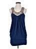 BCBGMAXAZRIA Blue Cocktail Dress Size XXS - photo 1