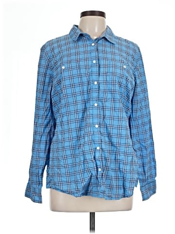 St. John's Bay Long Sleeve Button-Down Shirt (view 1)