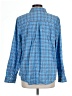 St. John's Bay 100% Cotton Checkered-gingham Blue Long Sleeve Button-Down Shirt Size XL - photo 2