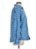 St. John's Bay 100% Cotton Checkered-gingham Blue Long Sleeve Button-Down Shirt Size XL - photo 4