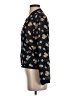 About A Girl 100% Polyester Floral Black Long Sleeve Blouse Size S - photo 5