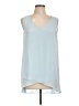 Karen Kane 100% Polyester Blue Sleeveless Blouse Size L - photo 1