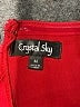 Crystal Sky Red Jumpsuit Size M - photo 4