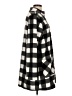CW Classics 100% Polyester Checkered-gingham Black Poncho Size L - photo 4